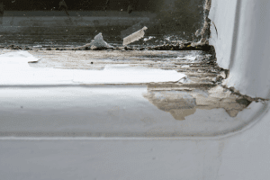 window wood rot, home improvement