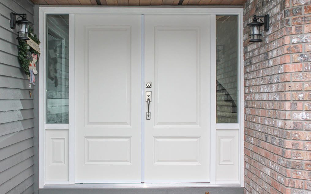 double entry door with sidelites